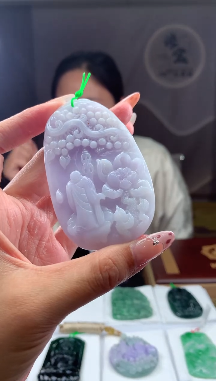 【闪购商品】定制翡翠未镶嵌挂件发货（拍一发一）