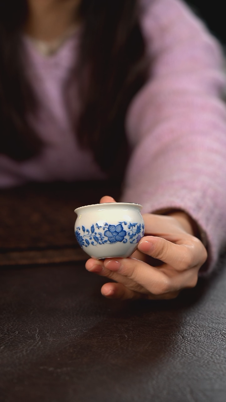 【闪购商品】杯聚澜堂点工串枝小缸杯