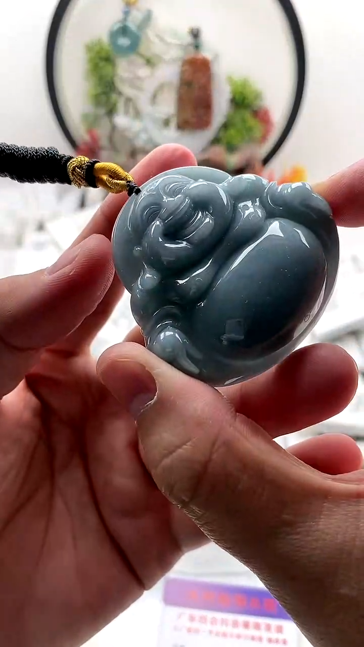 颈饰未镶嵌翡翠佛公