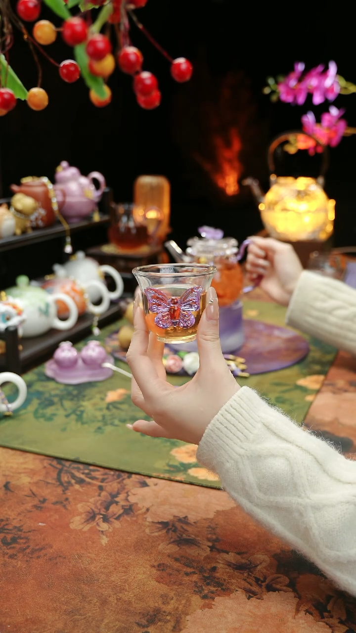 【闪购商品】蝴蝶品茗杯60cc@@@@@@