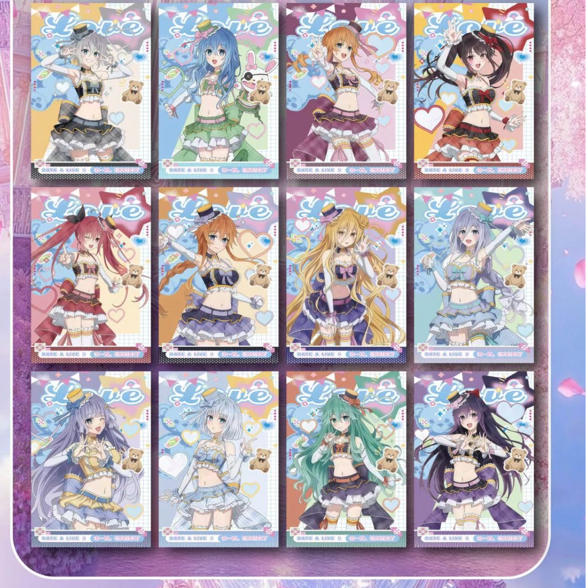 转盘【约会大作战】魅芯文创色纸 二创系列周边盲盒（默认代拆）