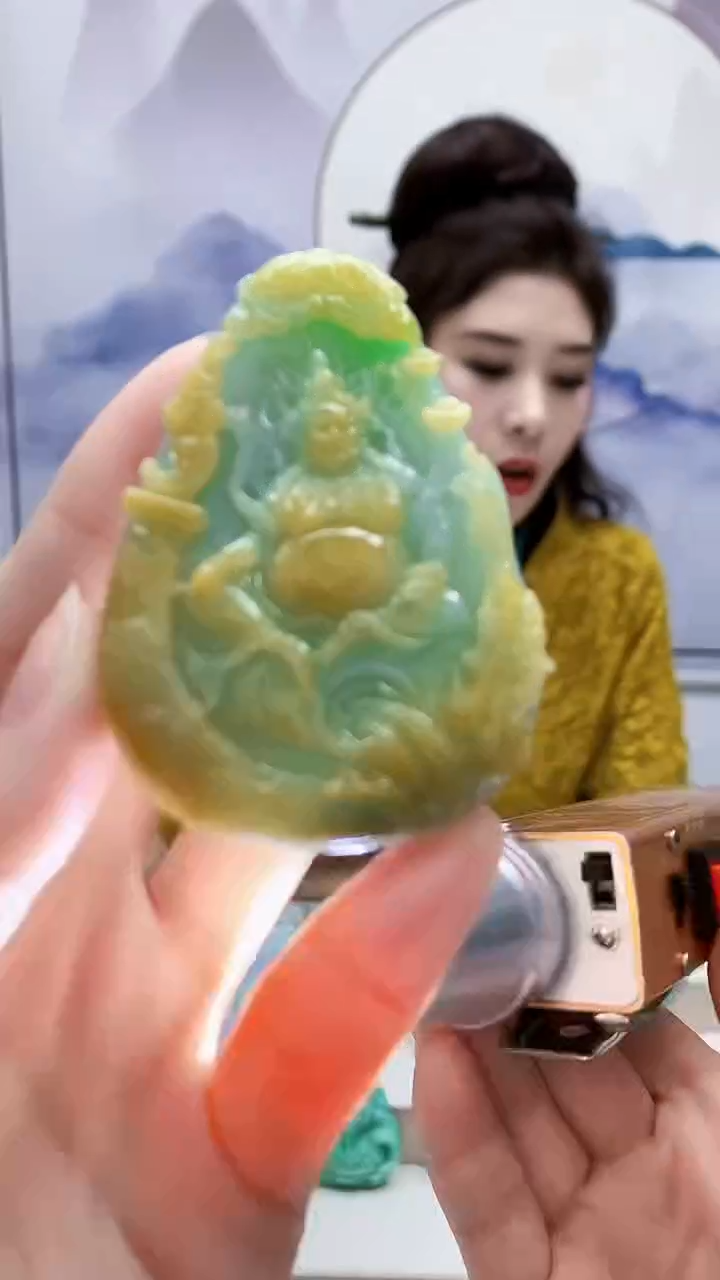 未镶嵌定制翡翠4829ry-毛货挂件62