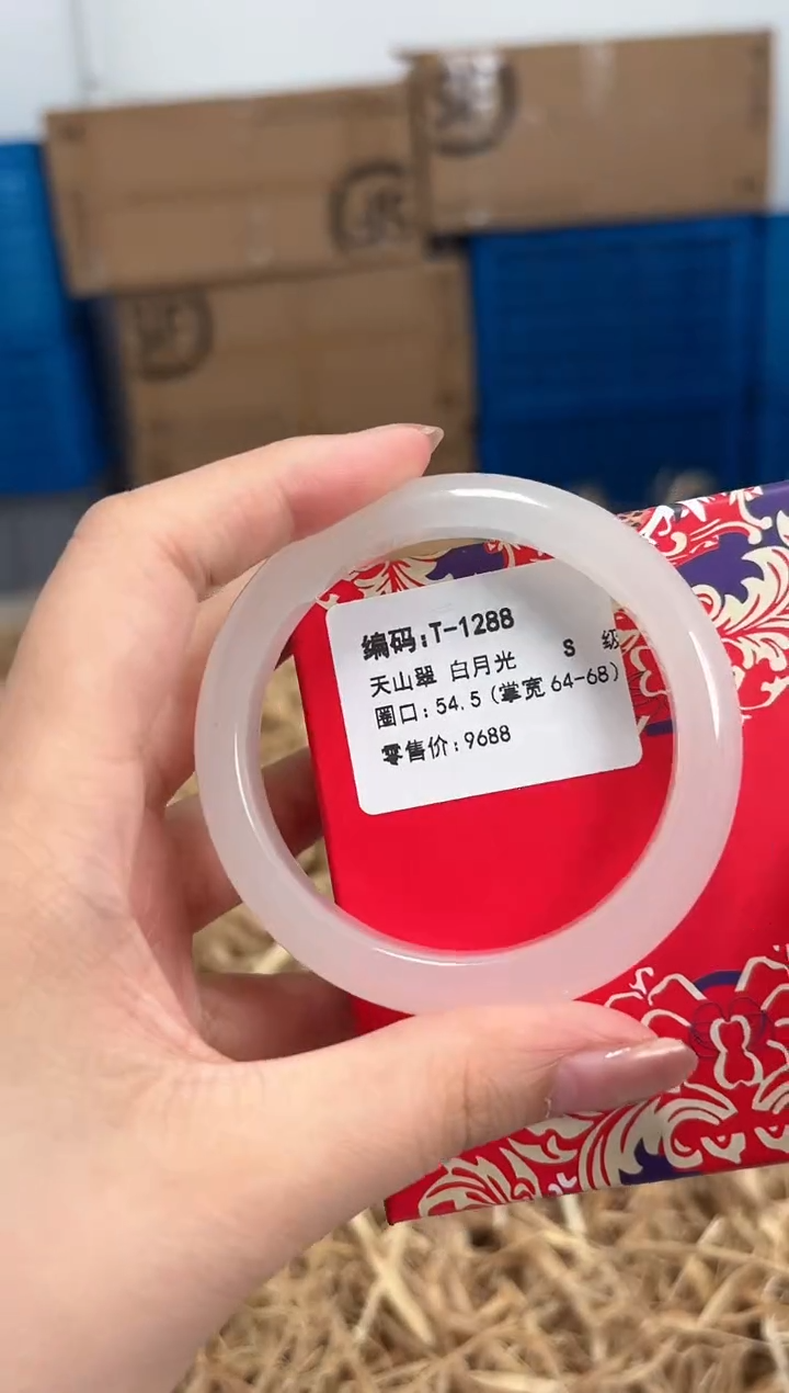 未镶嵌手镯石英质玉T-1288