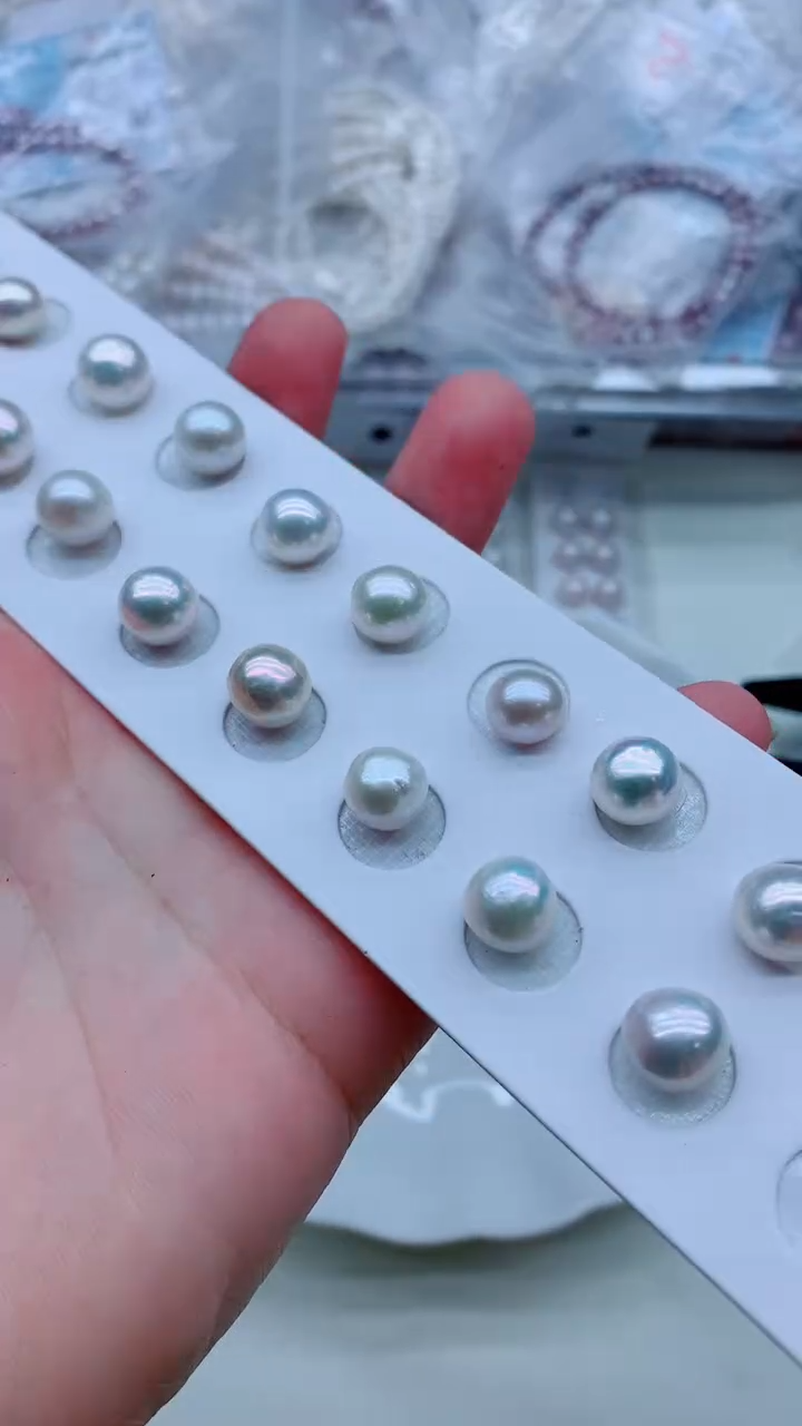 未镶嵌淡水珍珠耳饰淡水珍珠耳饰多样性发其一