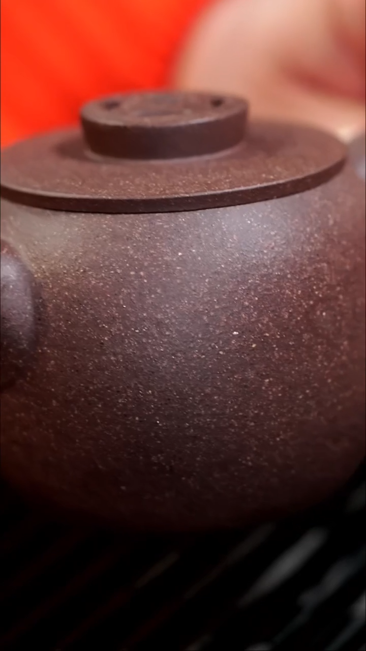 【闪购商品】紫砂茶壶紫玉金砂有钱花巨轮壶140cc