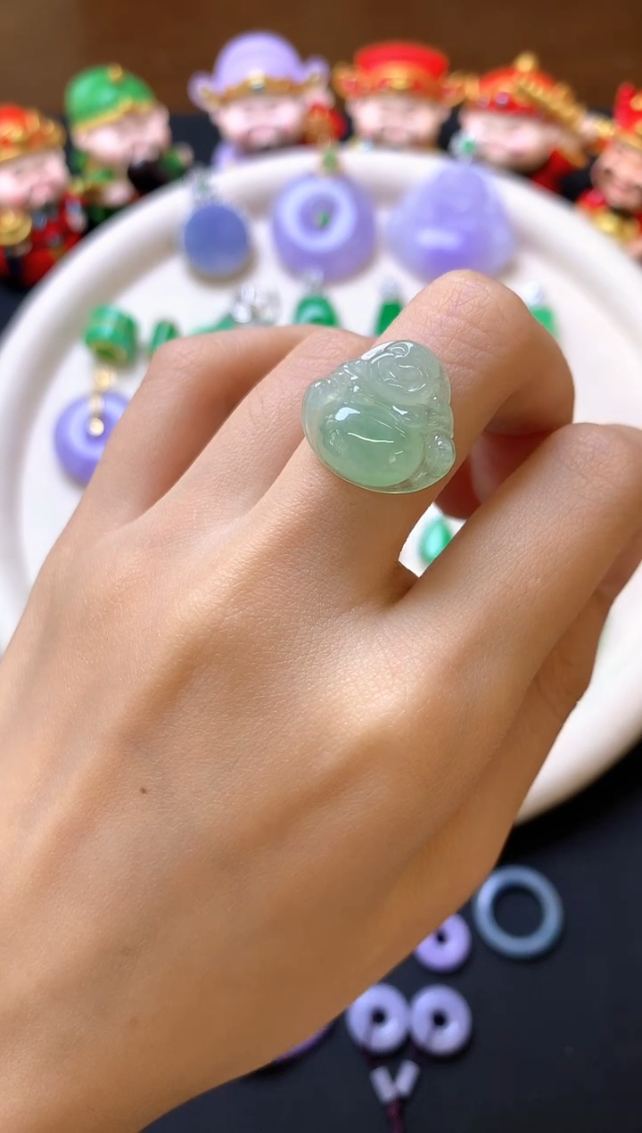 定制翡翠未镶嵌裸石（镶嵌定制）