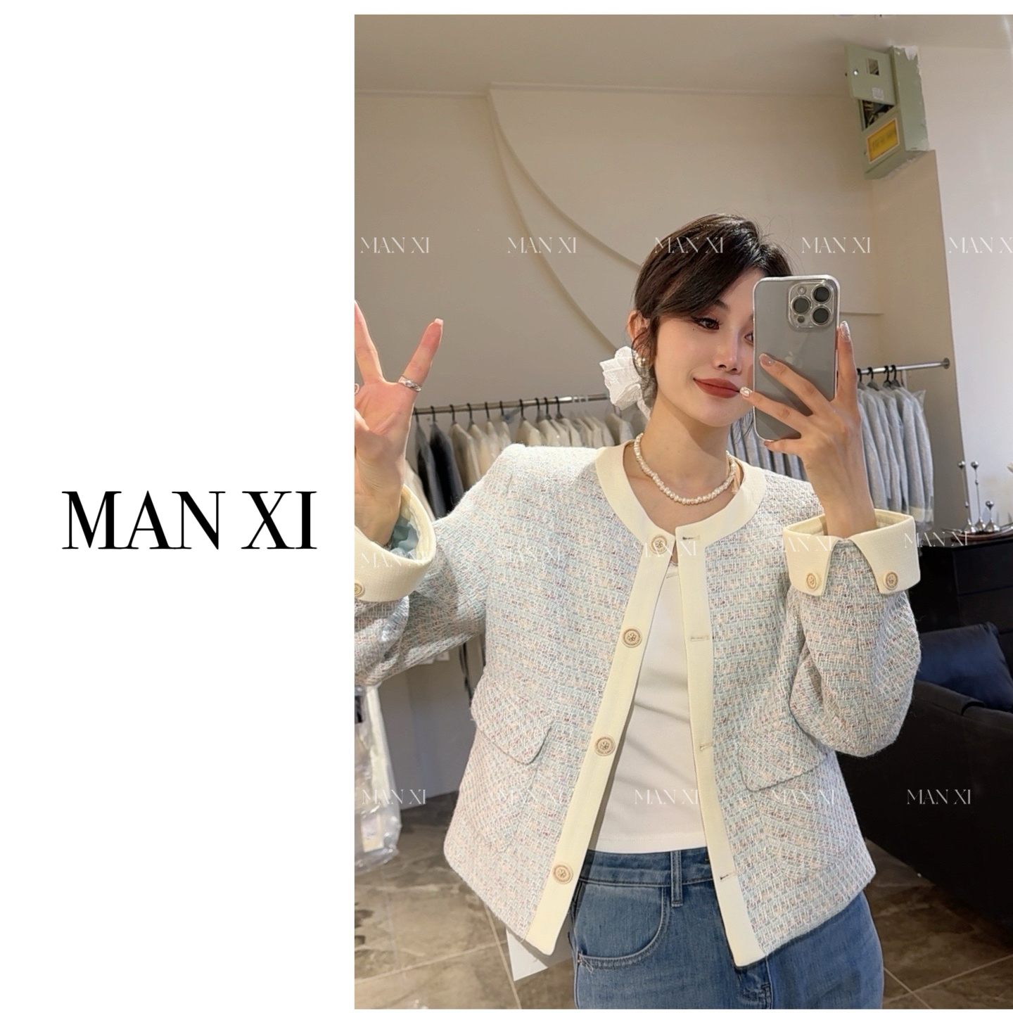 【JIAO SHOP】春季新款洋气小香风外套