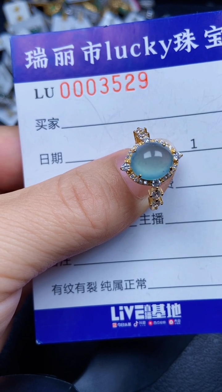 【闪购商品】翡翠颈饰银S925镶嵌3529