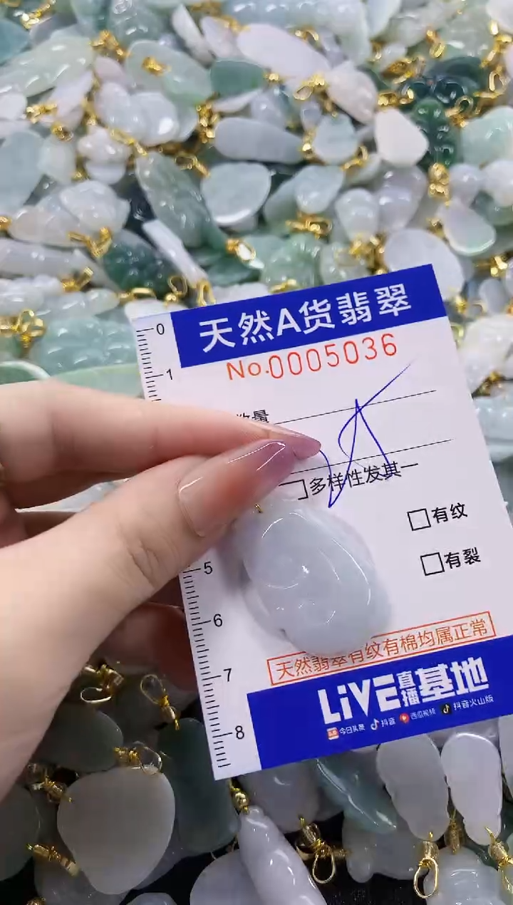 颈饰未镶嵌翡翠天然A货翡翠