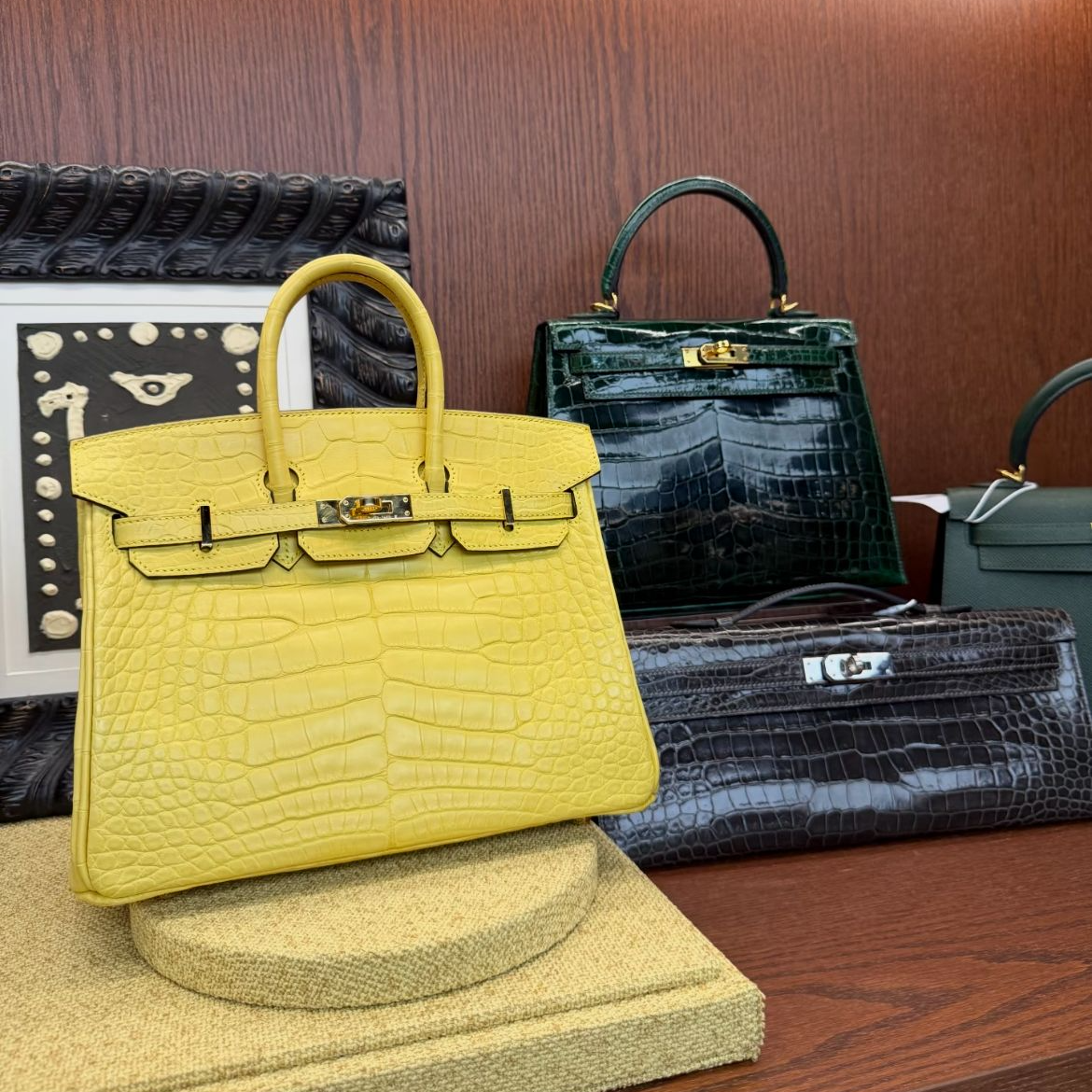 99新 Hermes/爱马仕 bk25手提包/金盏花色Z刻/251203ZWPPH02