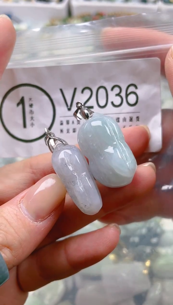 【闪购商品】翡翠颈饰未镶嵌/V/翡翠A货一图一物