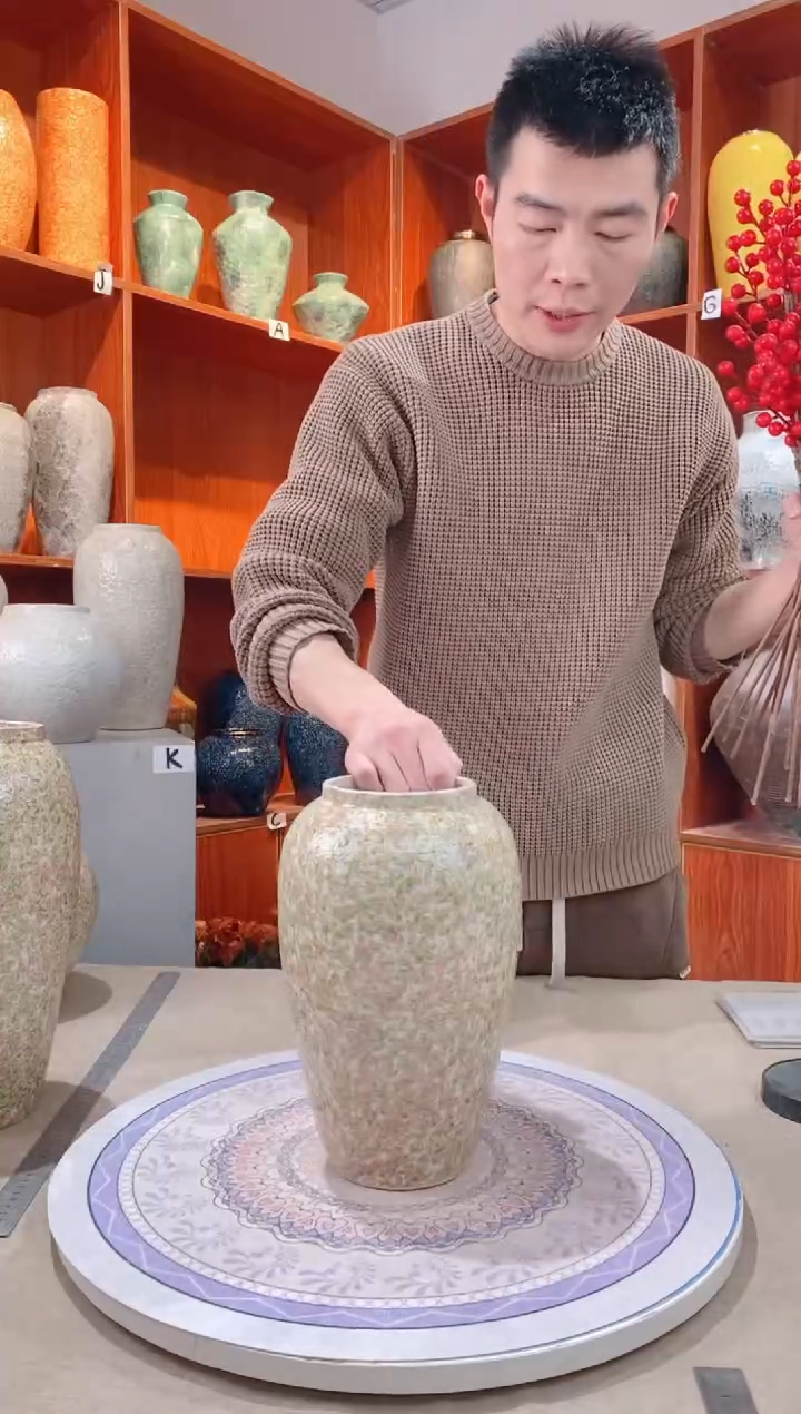 【闪购商品】瓶陶瓷花瓶 无花 绿野仙踪 中号