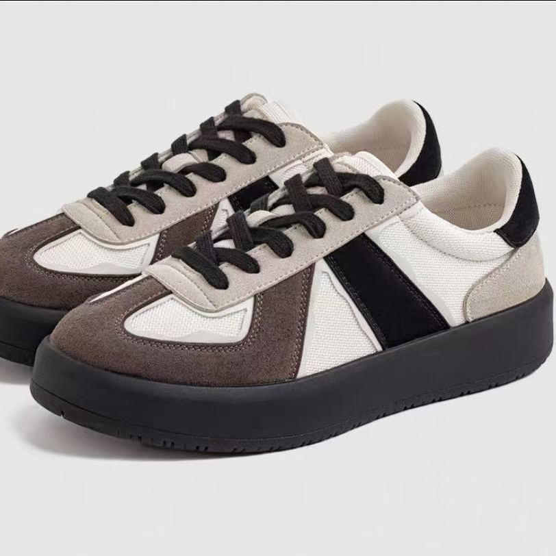 特大码男鞋45加大加肥德训鞋46宽头胖脚休闲运动鞋47加宽厚底板鞋