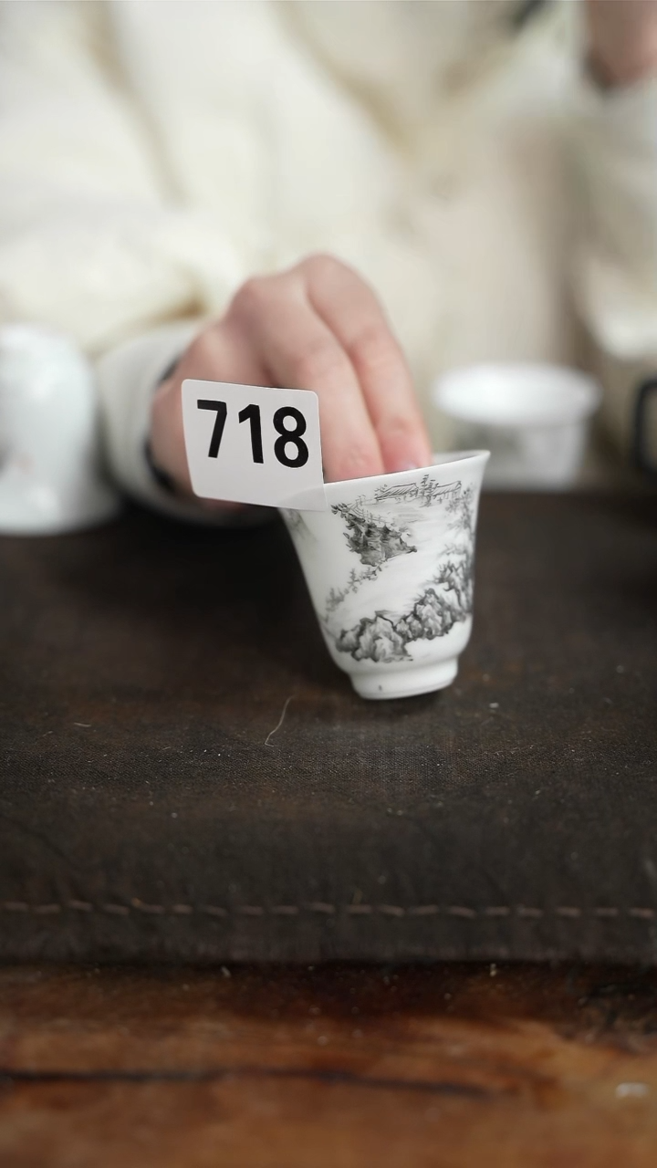 【闪购商品】杯718等烟雨陶瓷手作主人杯