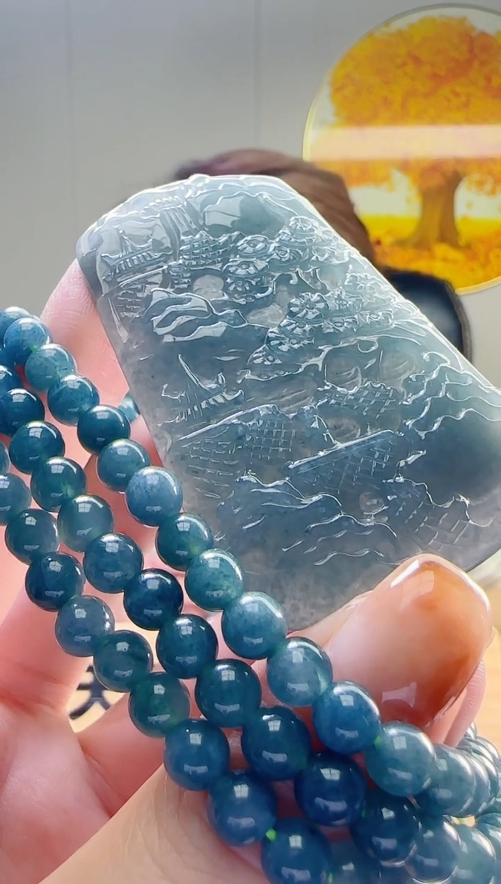 颈饰未镶嵌翡翠多样性随机发其一