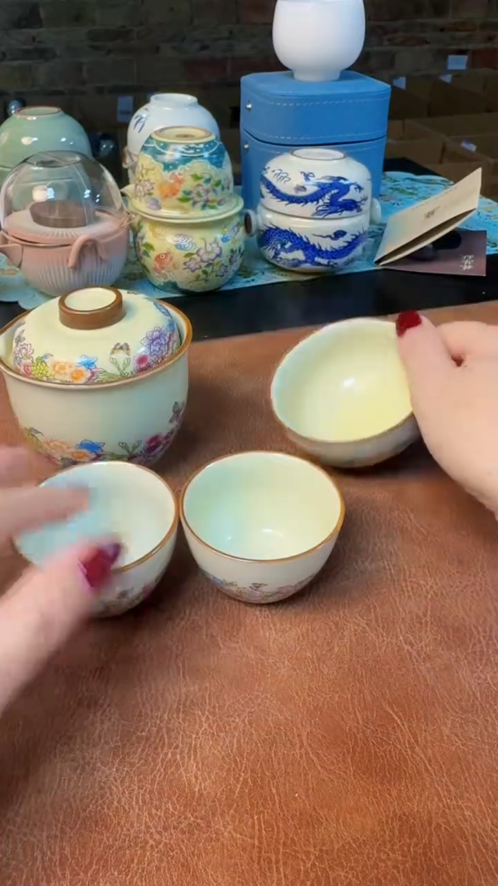 【闪购商品】杯旅行快客茶具，黄龙玉汝，德化羊脂玉瓷