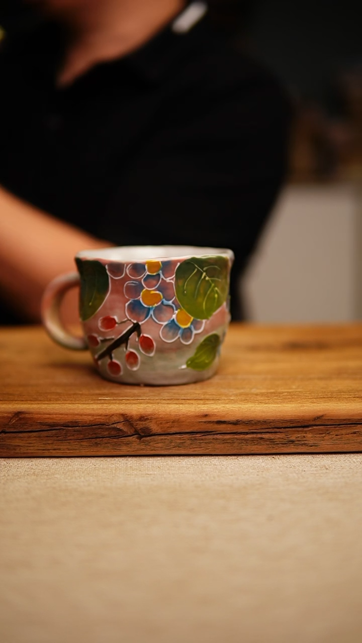 @@陶园瓷舍@@纯手工手绘@高温釉下彩