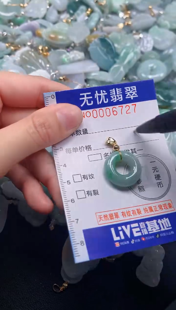 颈饰未镶嵌翡翠6727