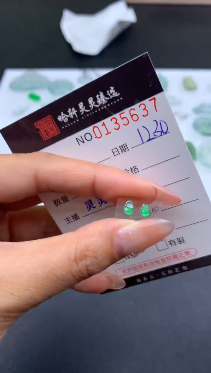 吊坠(不含链)未镶嵌翡翠 哈轩   裸石1套