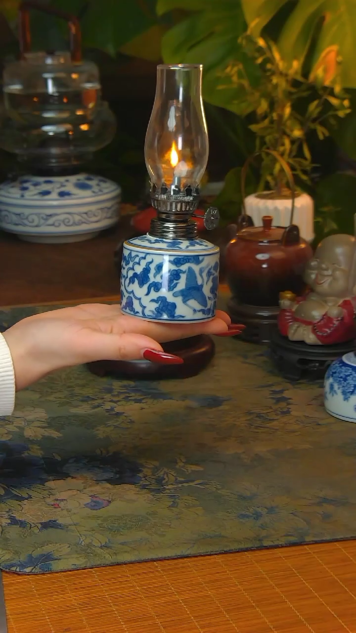 【闪购商品】景德镇陶瓷灯摆件