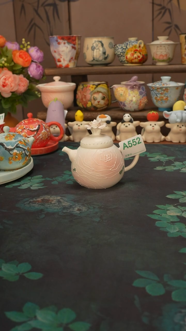 壹心  仙女粉玫瑰壶552