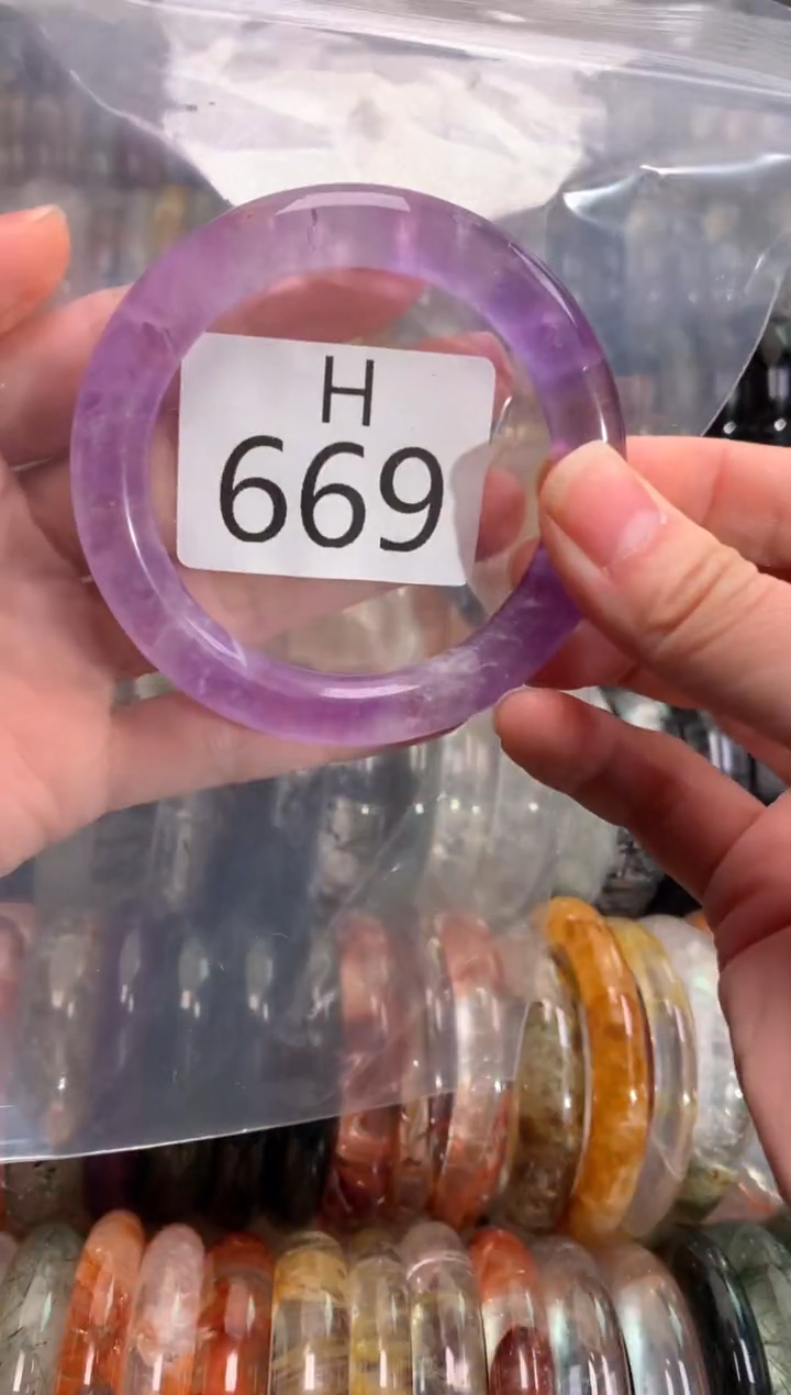 【闪购商品】水晶水晶手镯未镶嵌669-51