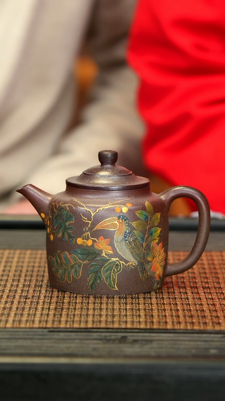 【闪购商品】紫砂茶壶WT81剑流德钟 柴烧