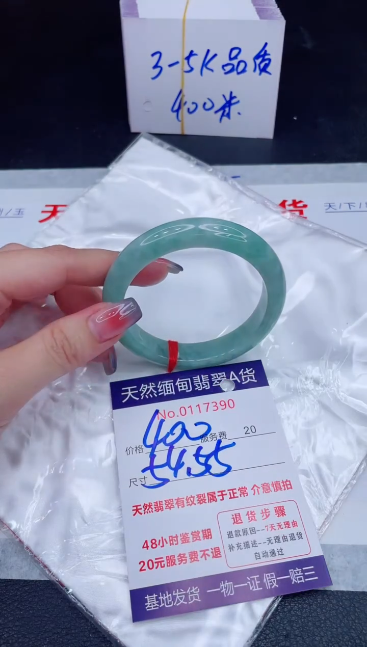 未镶嵌手镯翡翠400.00