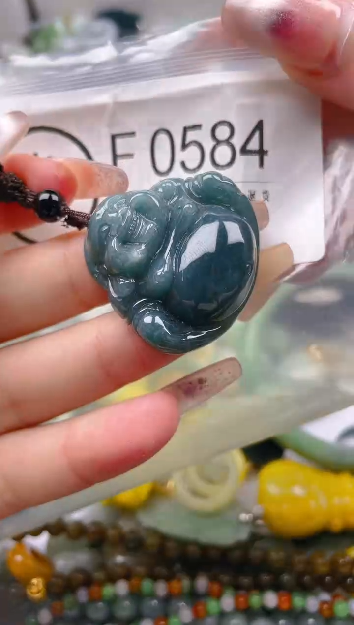 【闪购商品】翡翠颈饰未镶嵌/F/翡翠A货一图一物