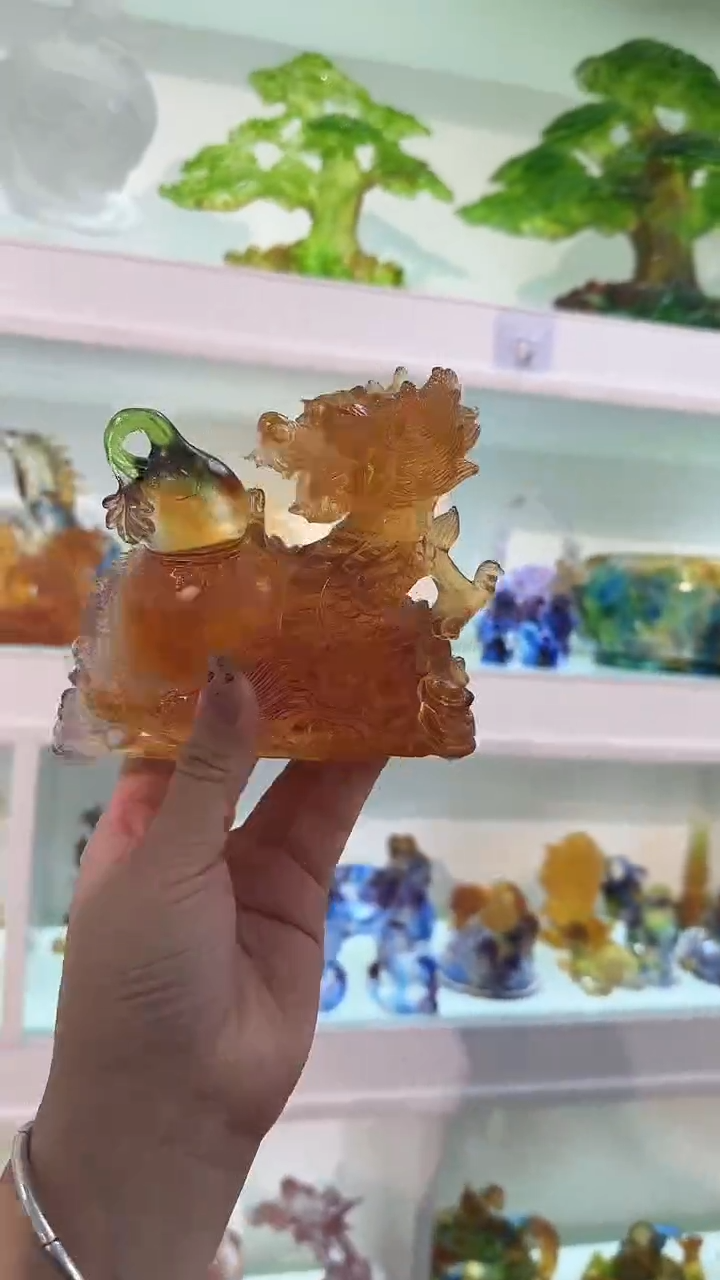 手工艺品琉璃葫芦龙