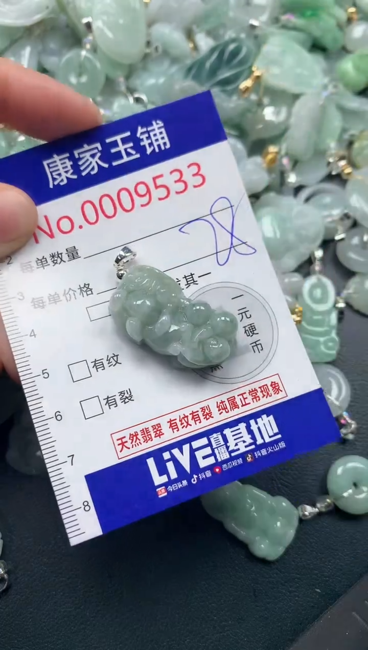 颈饰未镶嵌翡翠9533