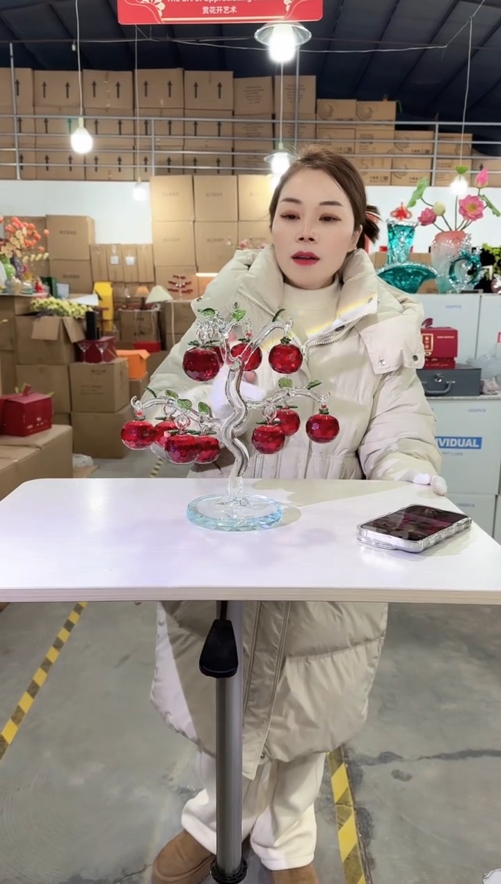 【闪购商品】无铅玻璃悠悠O-花器-60早