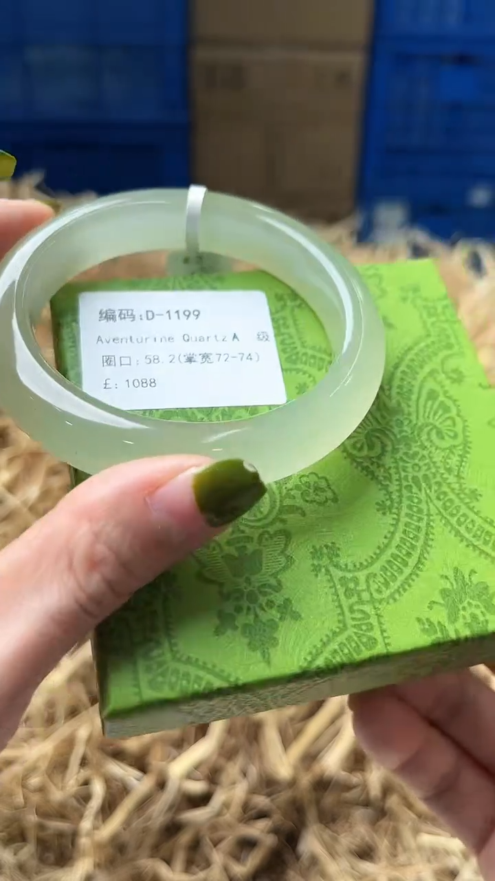 未镶嵌手镯石英质玉D-1199