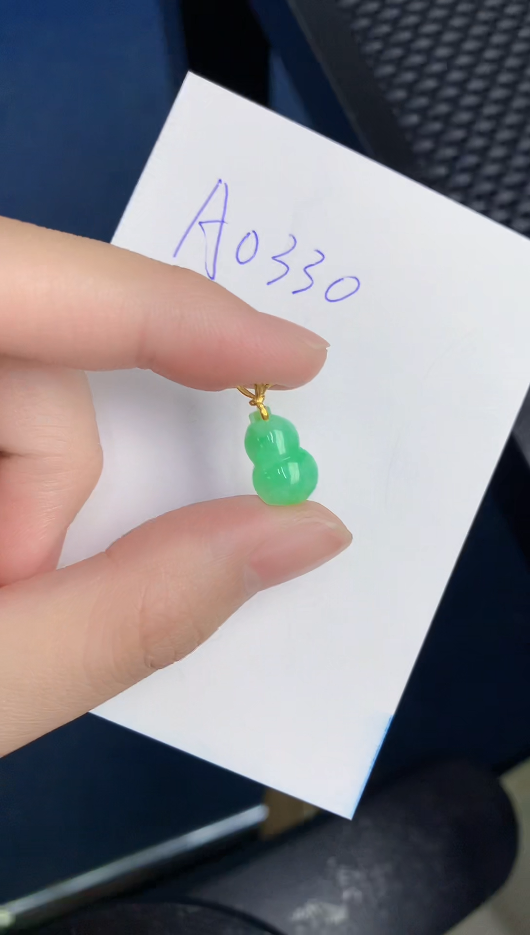 【闪购商品】翡翠颈饰18K金镶嵌000000000