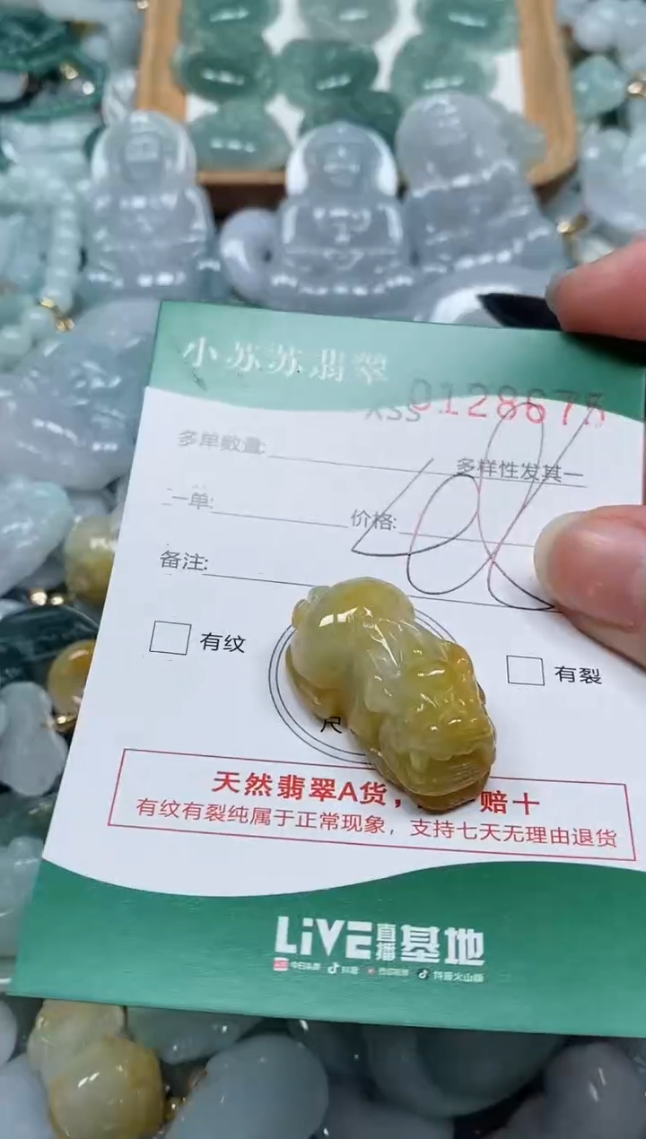 【闪购商品】翡翠颈饰未镶嵌闪购商品0128675