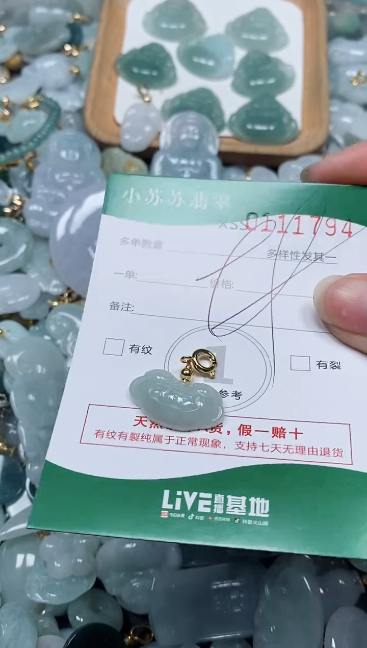 【闪购商品】翡翠颈饰未镶嵌闪购商品0111794