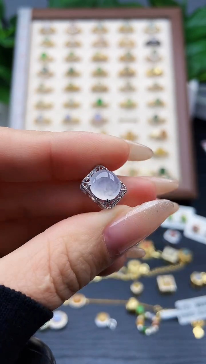 颈饰银S925镶嵌翡翠2