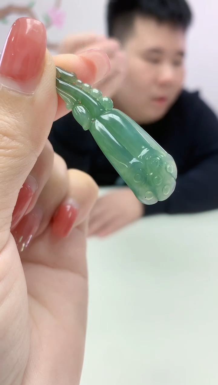 定制翡翠未镶嵌888xm-毛货莲蓬84