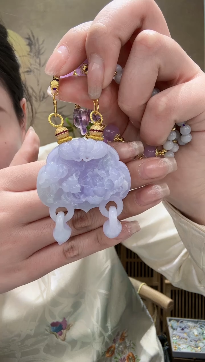 【闪购商品】翡翠耳饰未镶嵌吊坠