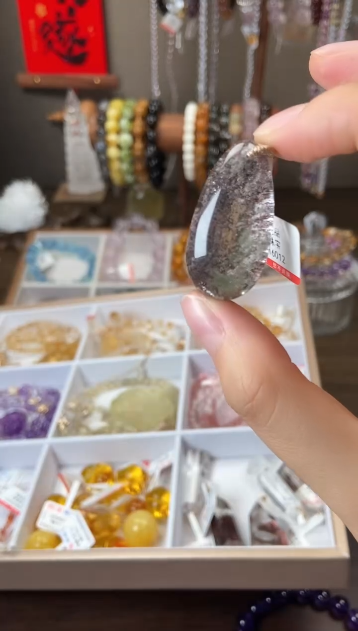 水晶手链未镶嵌3号幽灵吊坠