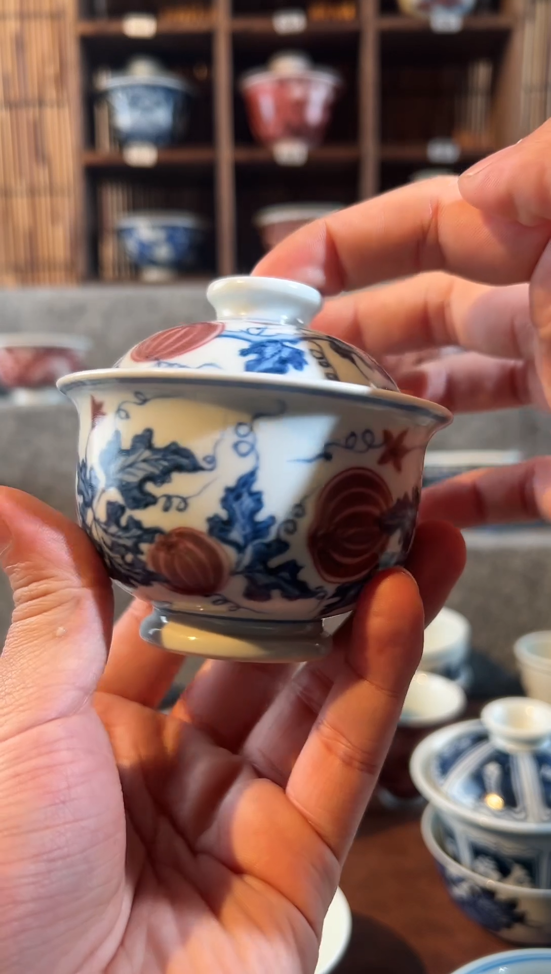 【闪购商品】天留言瓷西瓜盖碗