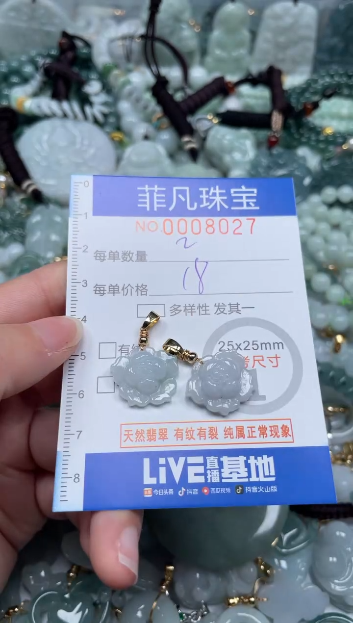 【闪购商品】翡翠颈饰未镶嵌00..8027