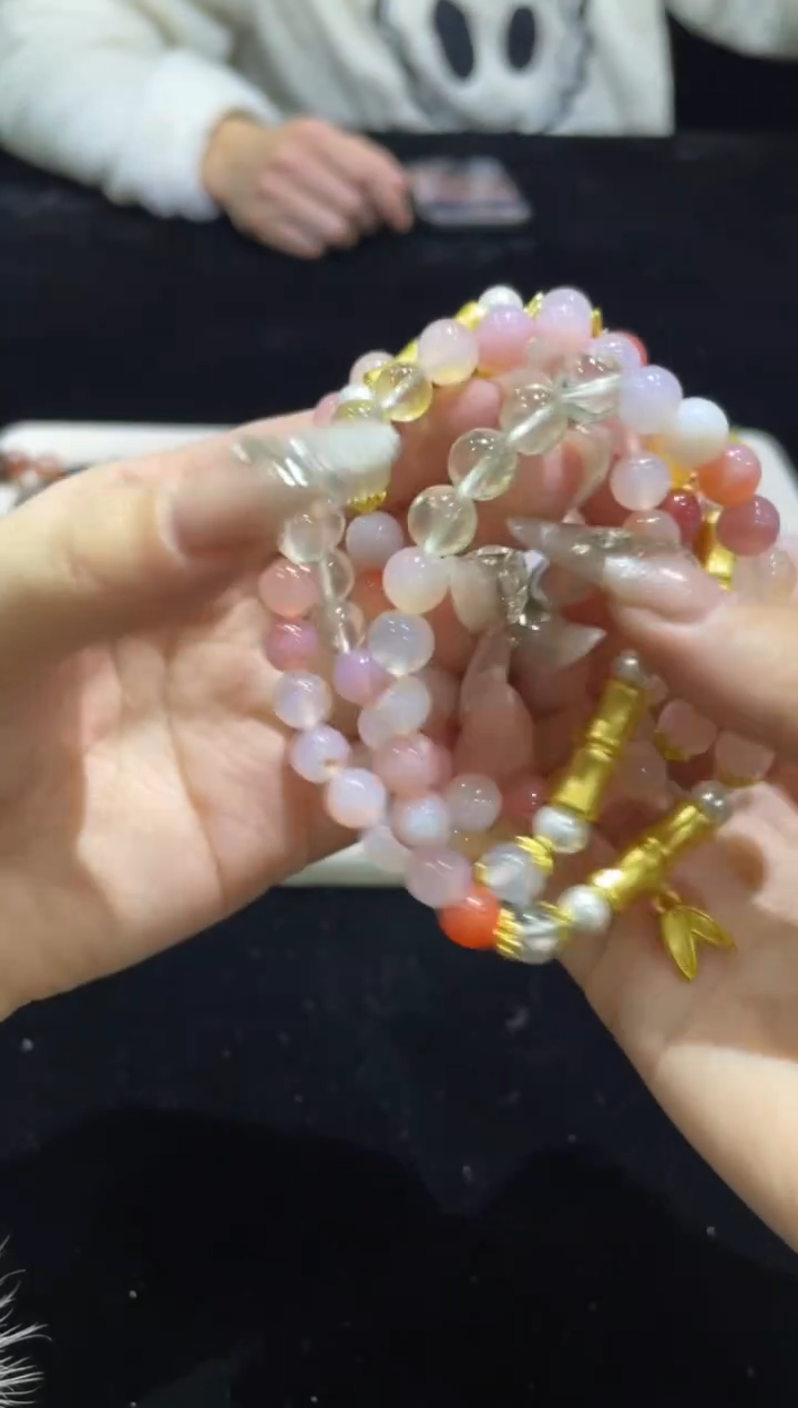 【闪购商品】烟晶手链合金30浮力010