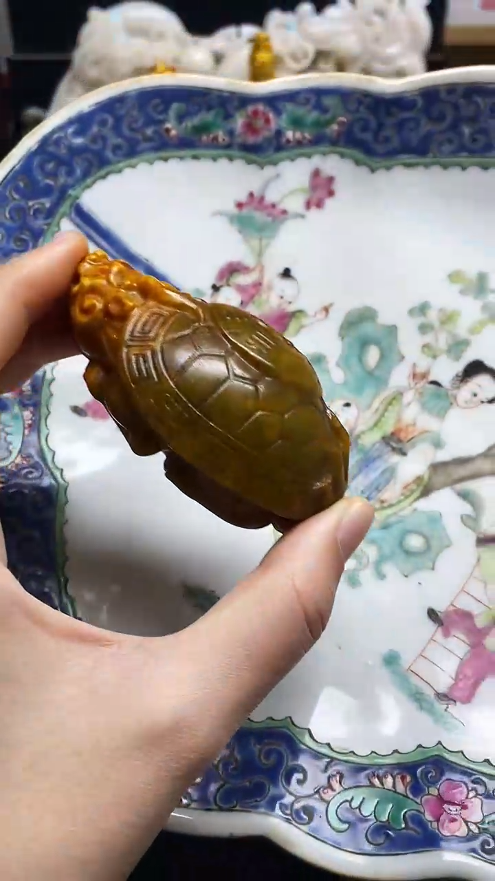 【闪购商品】瓷片瓷片瓷器 摆件1个