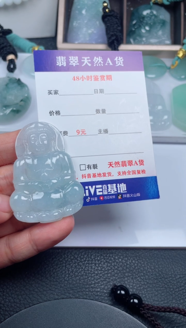 翡翠未镶嵌颈饰         