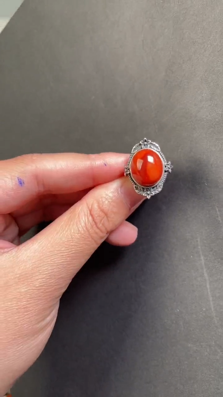 【闪购商品】南红玛瑙配饰银S925镶嵌21--