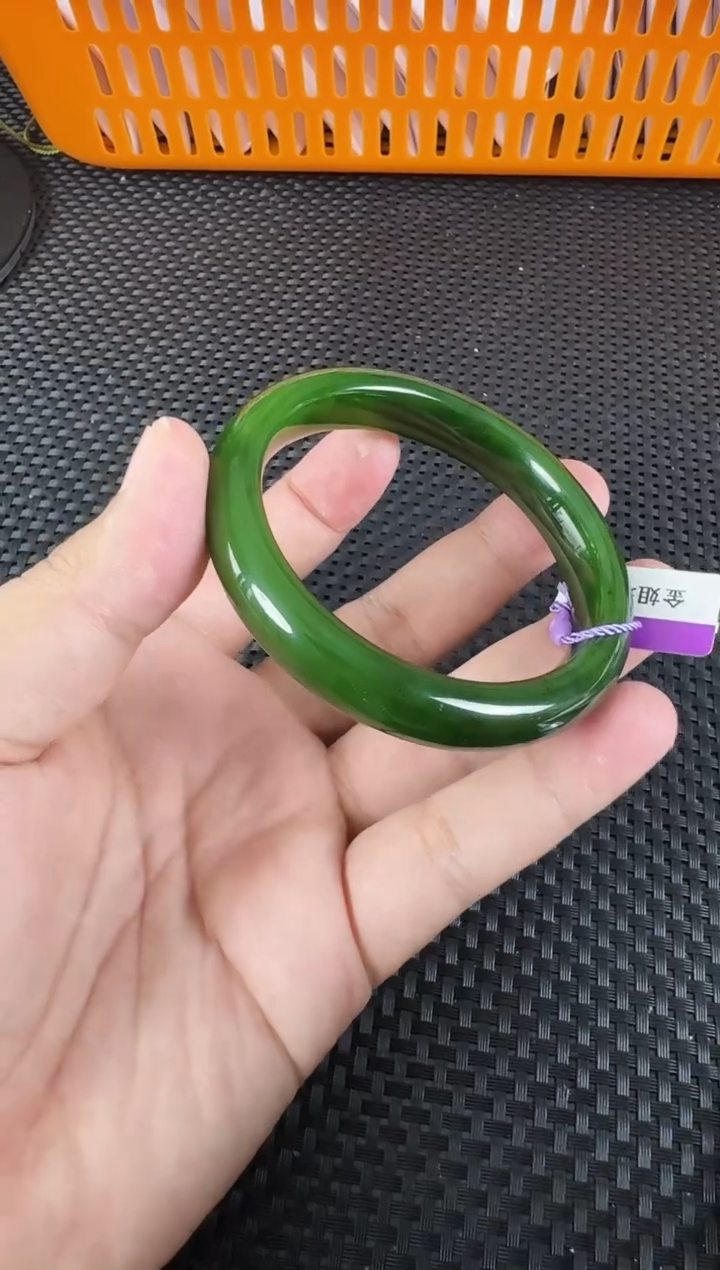 【闪购商品】和田玉（碧玉）手镯未镶嵌约60.3MM