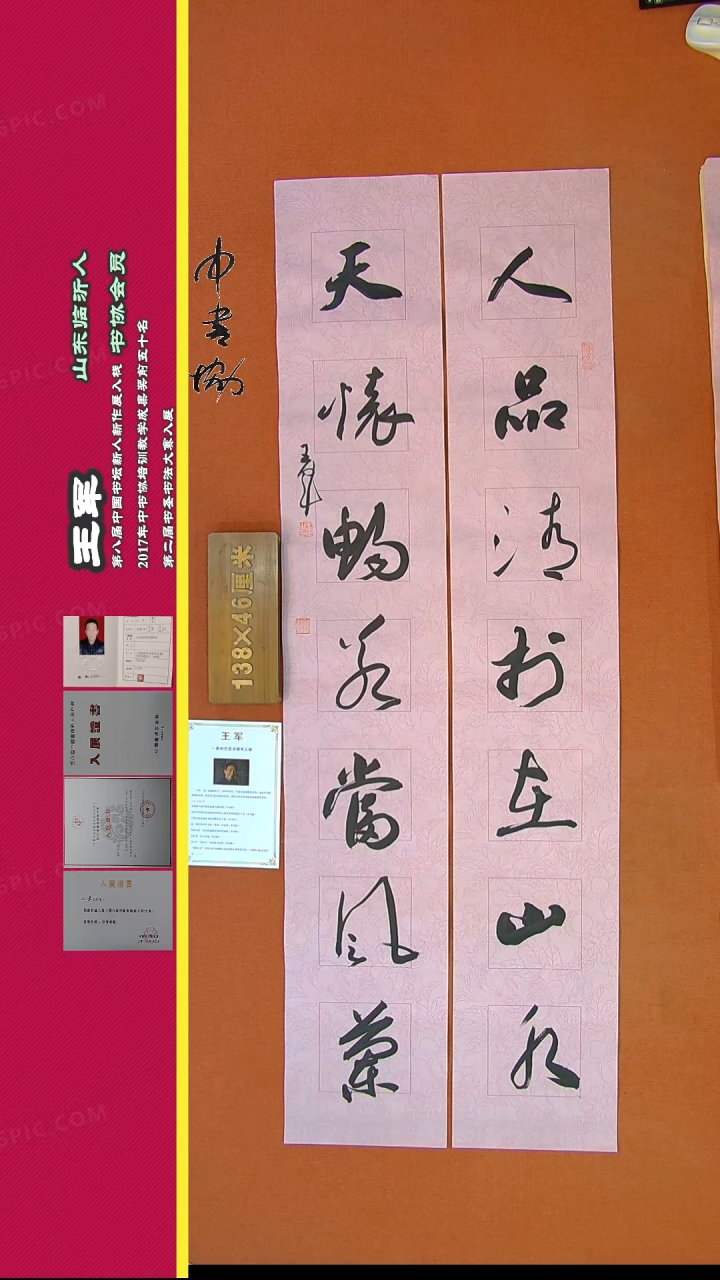 【闪购商品】书法334王军书法作品