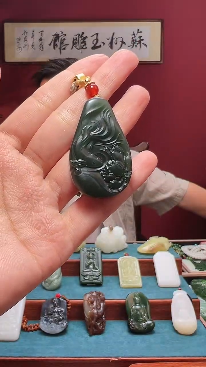 吊坠(不含链)未镶嵌和田玉38