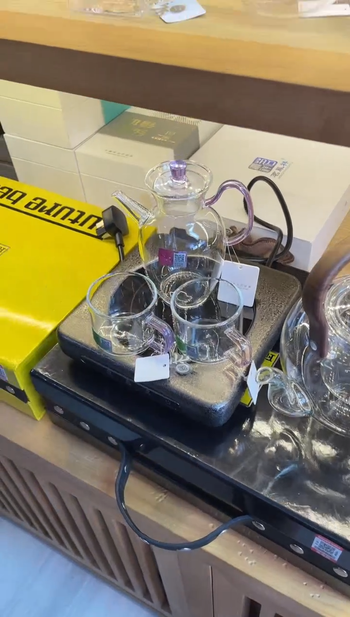 禾器/悦心壶/浅紫+清禾杯浅紫/一对